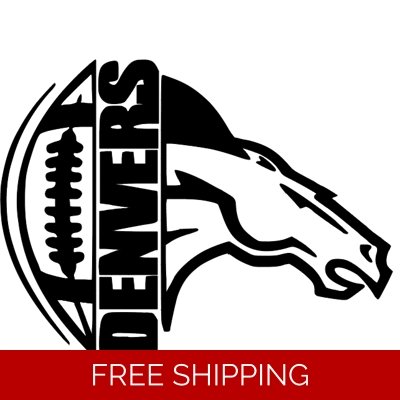NFL Football Denver Broncos Die Cut Vinyl Decal sticker NFL Football Denver Broncos Die Cut Vinyl Decal sticker